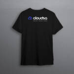 Waves on Black T-Shirt - Image 2